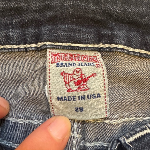 True Religion Dark Blue Skinny Jeans - Picture 3 of 6